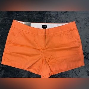 J. Crew sz 12 melon shorts 3.5” NEW